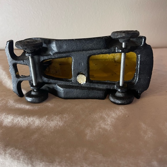 Coca Cola Cast Iron Delivery Truck Vintage Coke Company Soda Pop Yellow Rare - Picture 7 of 8